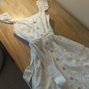 Anthropologie- Sweetheart Flutter Dress